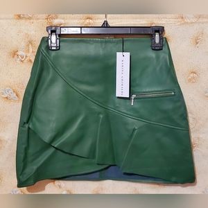 Mini Leather Skirt